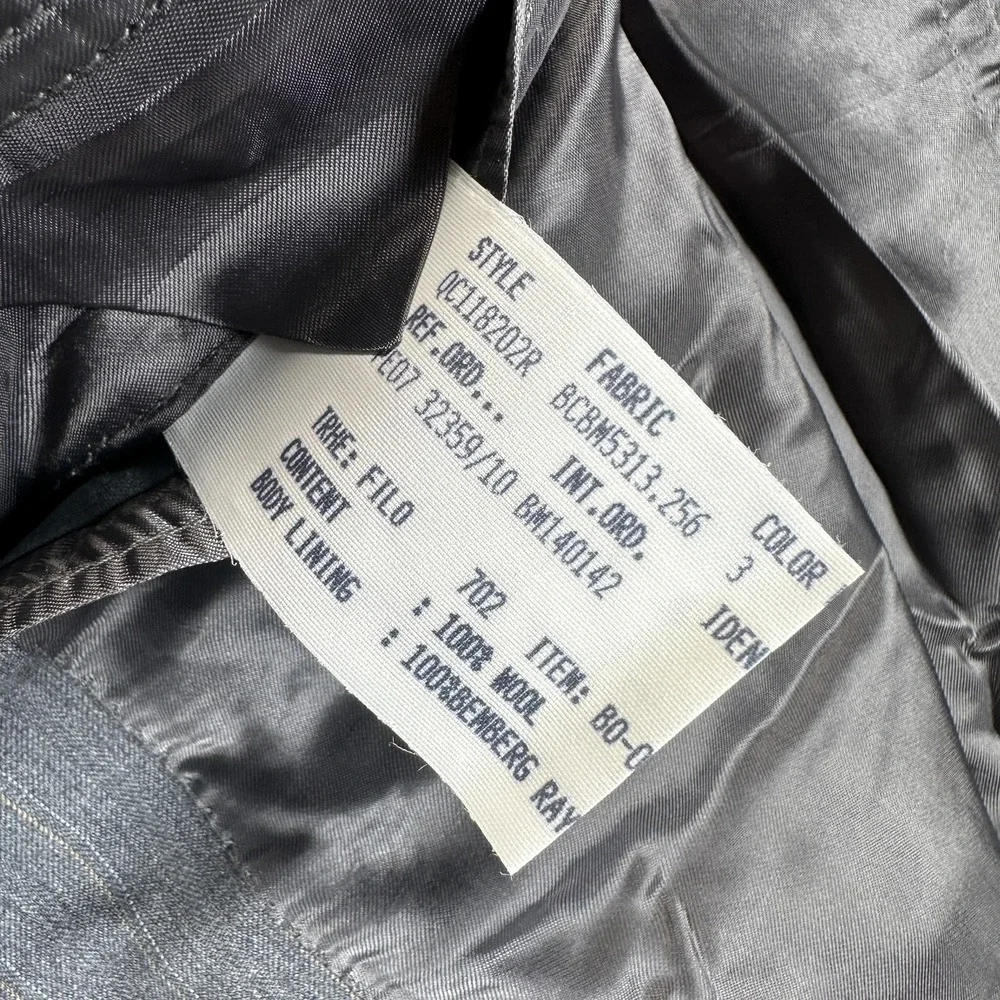 Brooks Brothers 1818 Madison Suit Mens Blazer 48 Pants 43x28 Gray Wool 2 Piece